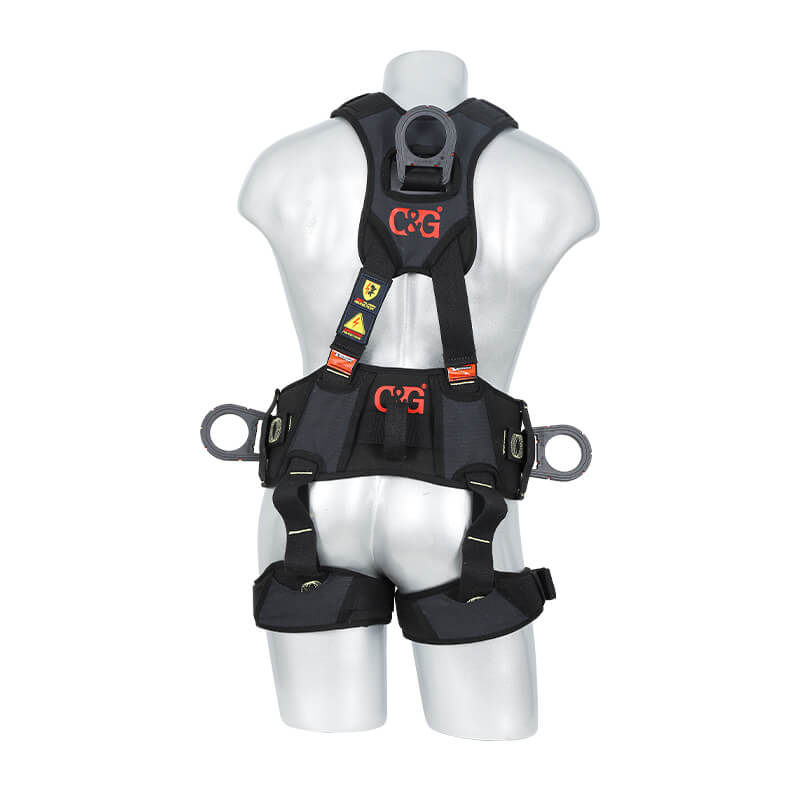 FA50608-ArcD -5掛點6調(diào)節(jié)點全身式安全帶-絕緣防電弧